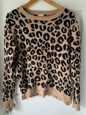Cheetah Sweater XL